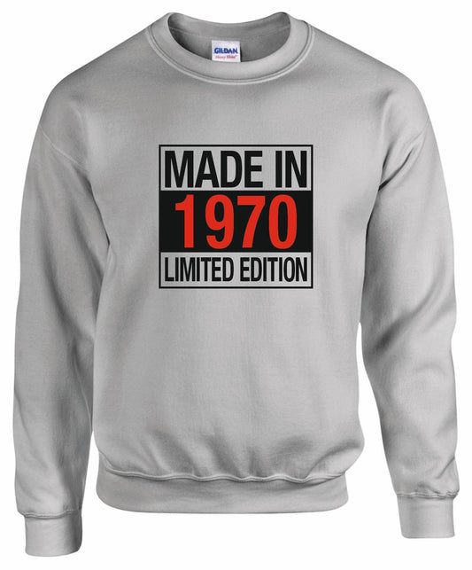Made In 1970's Limited Edition Unisex Sweatshirt