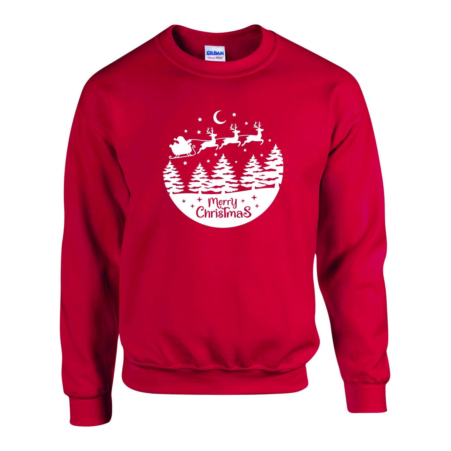 Merry Christmas Reindeer Unisex Sweatshirt