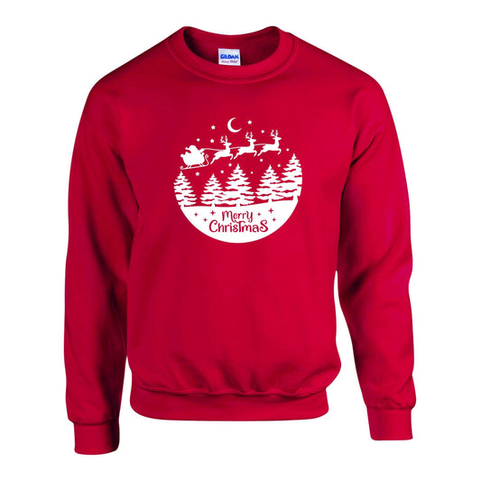 Merry Christmas Reindeer Unisex Sweatshirt