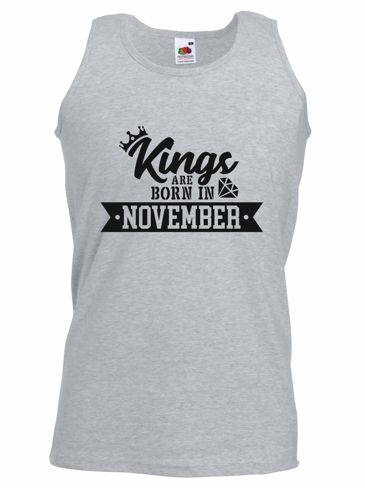 Kings Are Born In November Vest