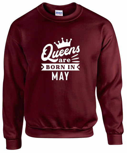 Queens Are Born In May Sweatshirt