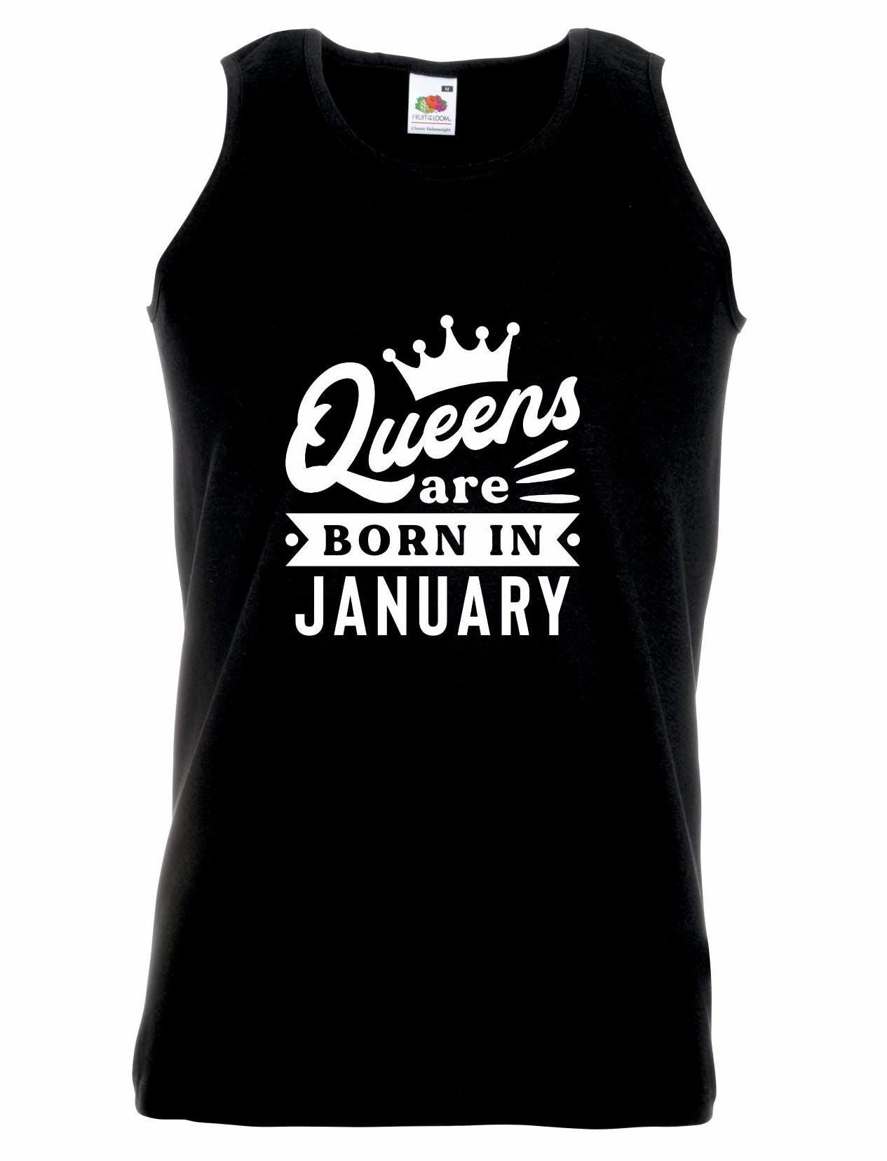Queens Are Born In January Vest