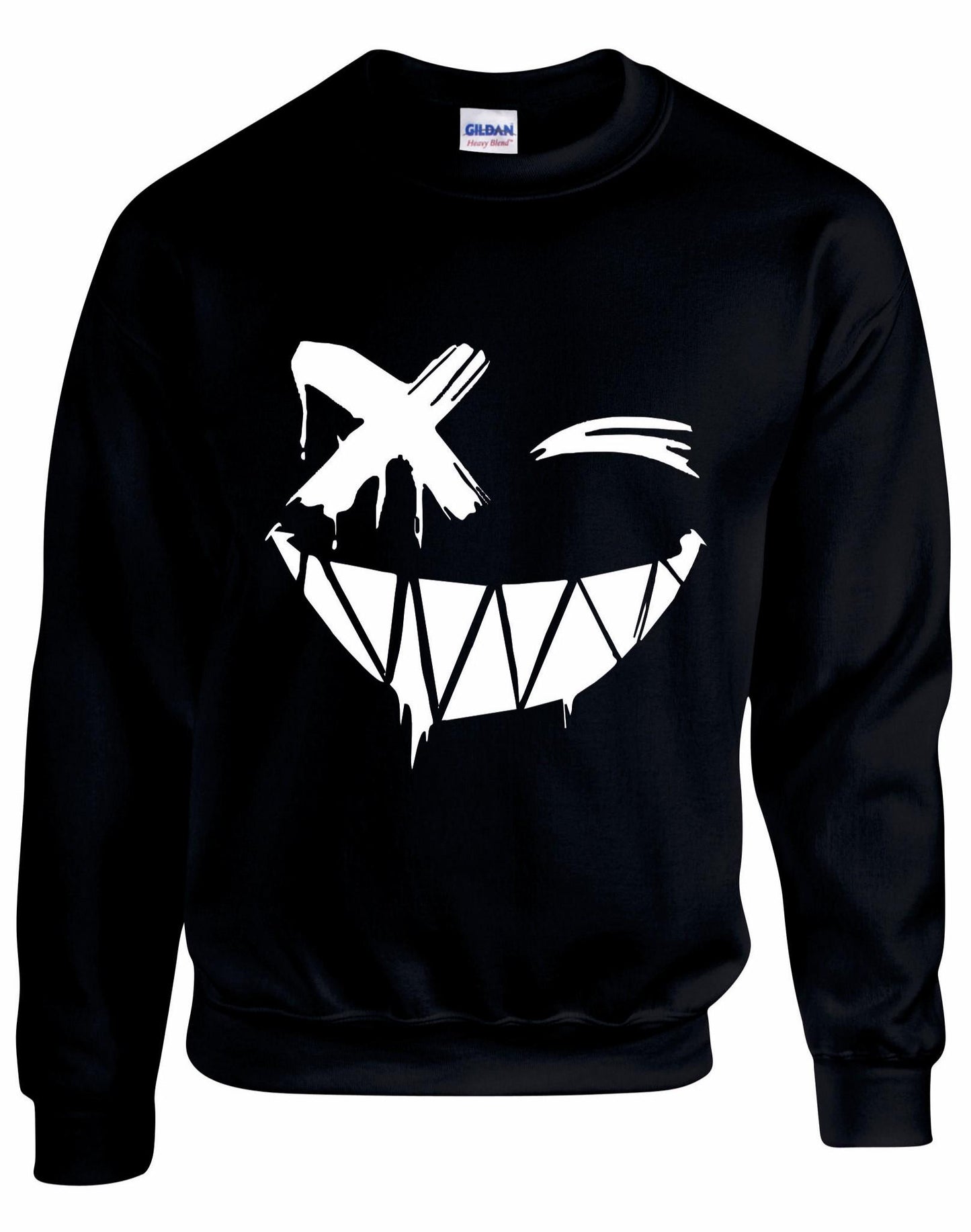 Cross Eye Smiley Face Unisex Sweatshirt