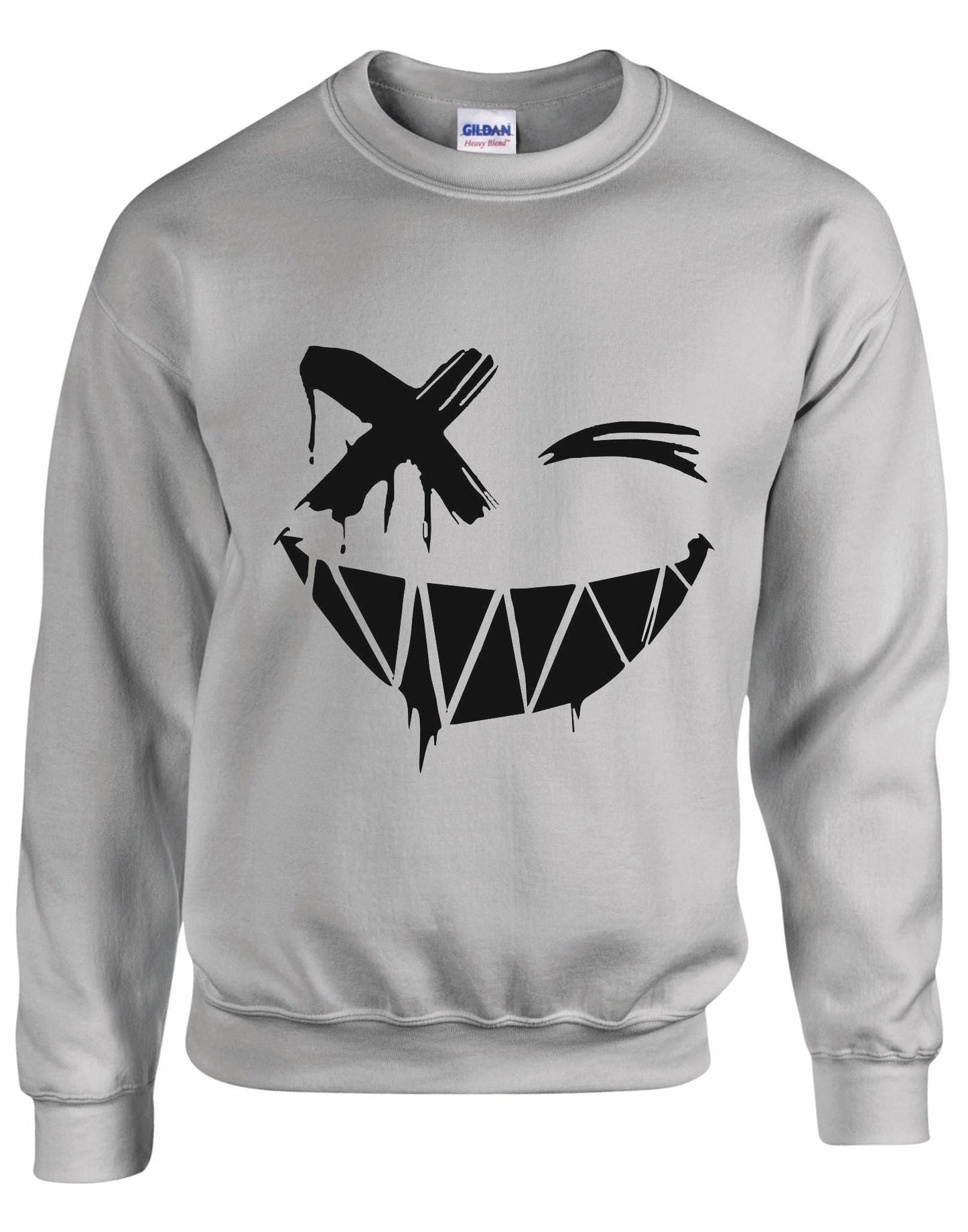 Cross Eye Smiley Face Unisex Sweatshirt