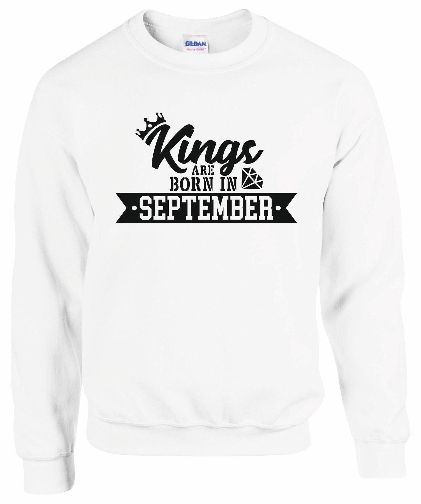 Kings are Born In September Sweatshirt