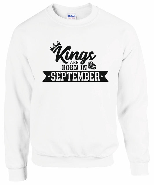 Kings are Born In September Sweatshirt