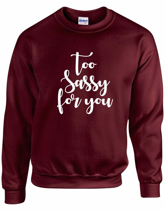 Too SASSY For You Sweatshirt