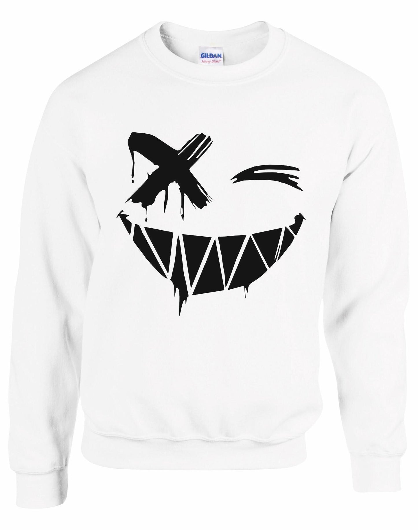 Cross Eye Smiley Face Unisex Sweatshirt