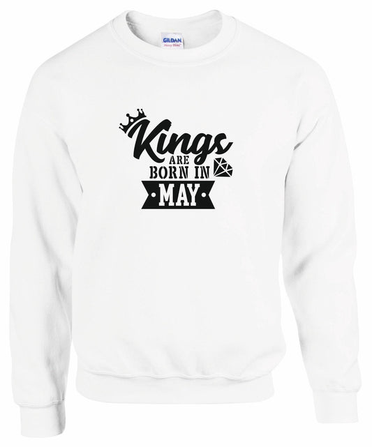 Kings Are Born In May Sweatshirt