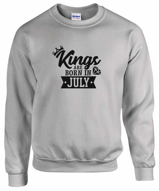 Kings Are Born In July Sweatshirt