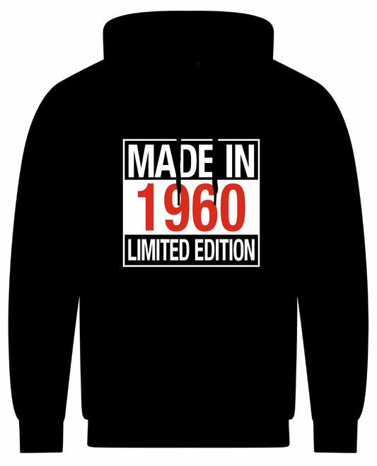 Made In 1960's Limited Edition Unisex Hoodie