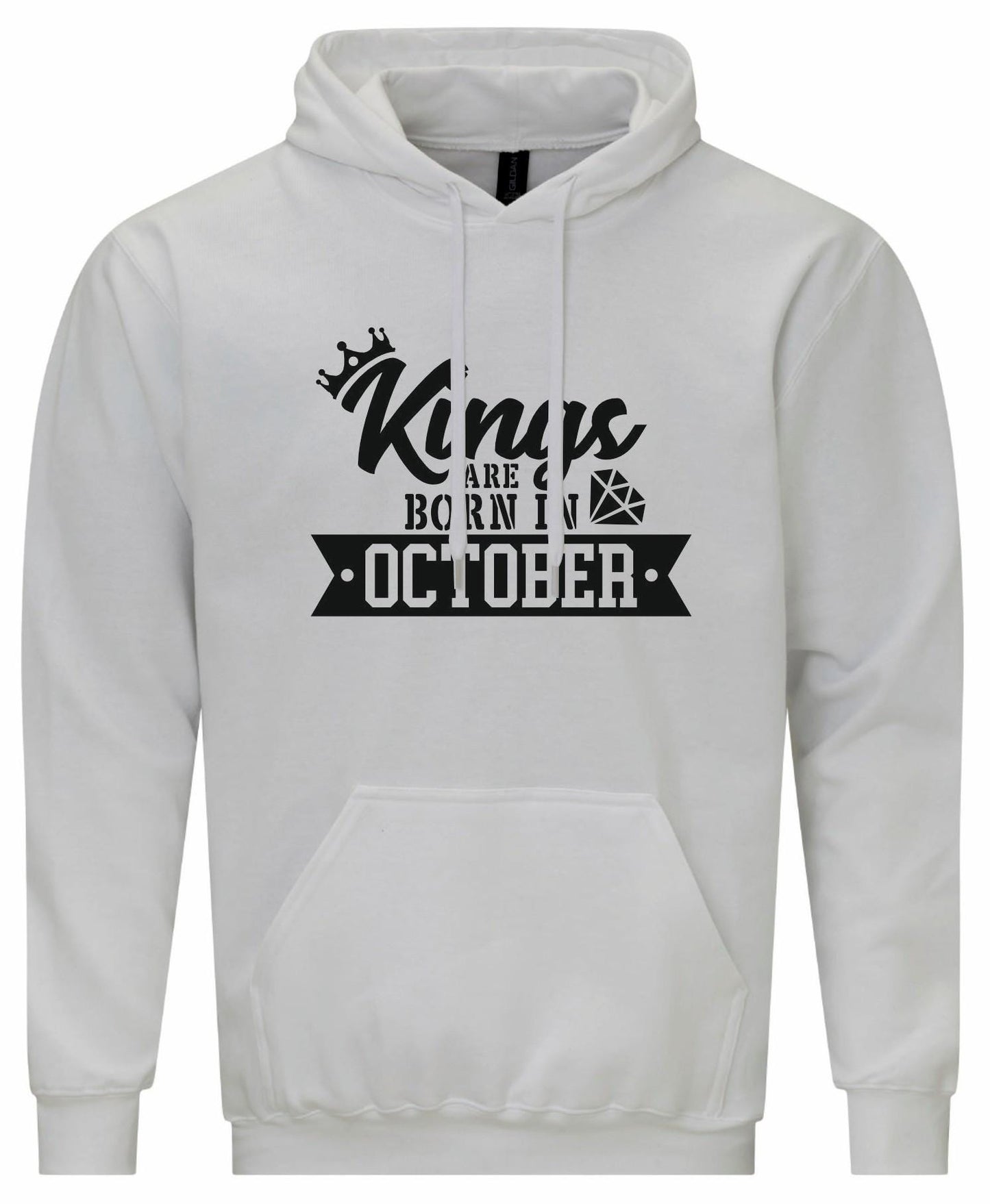Kings Are Born In October Hoodie
