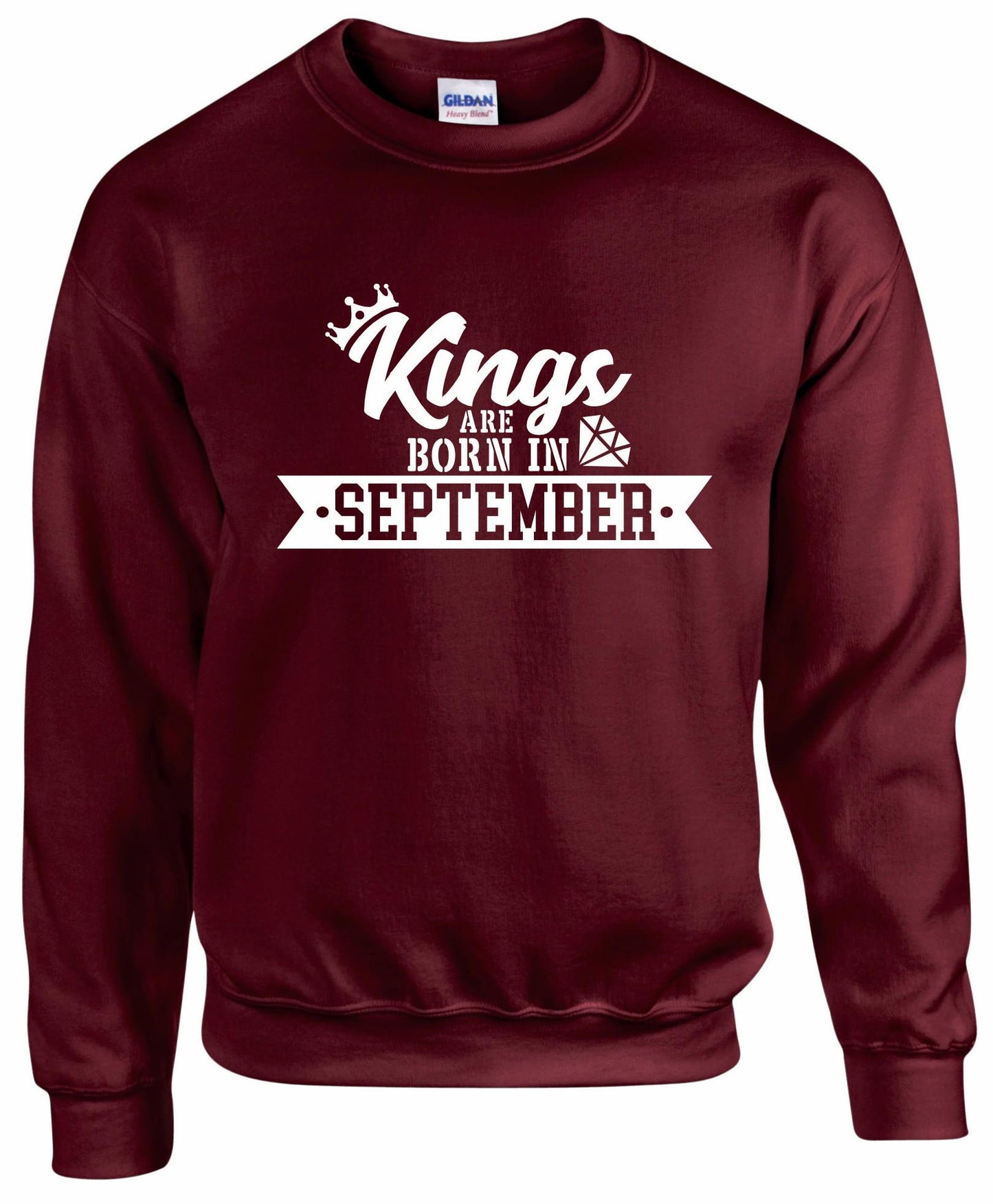Kings are Born In September Sweatshirt
