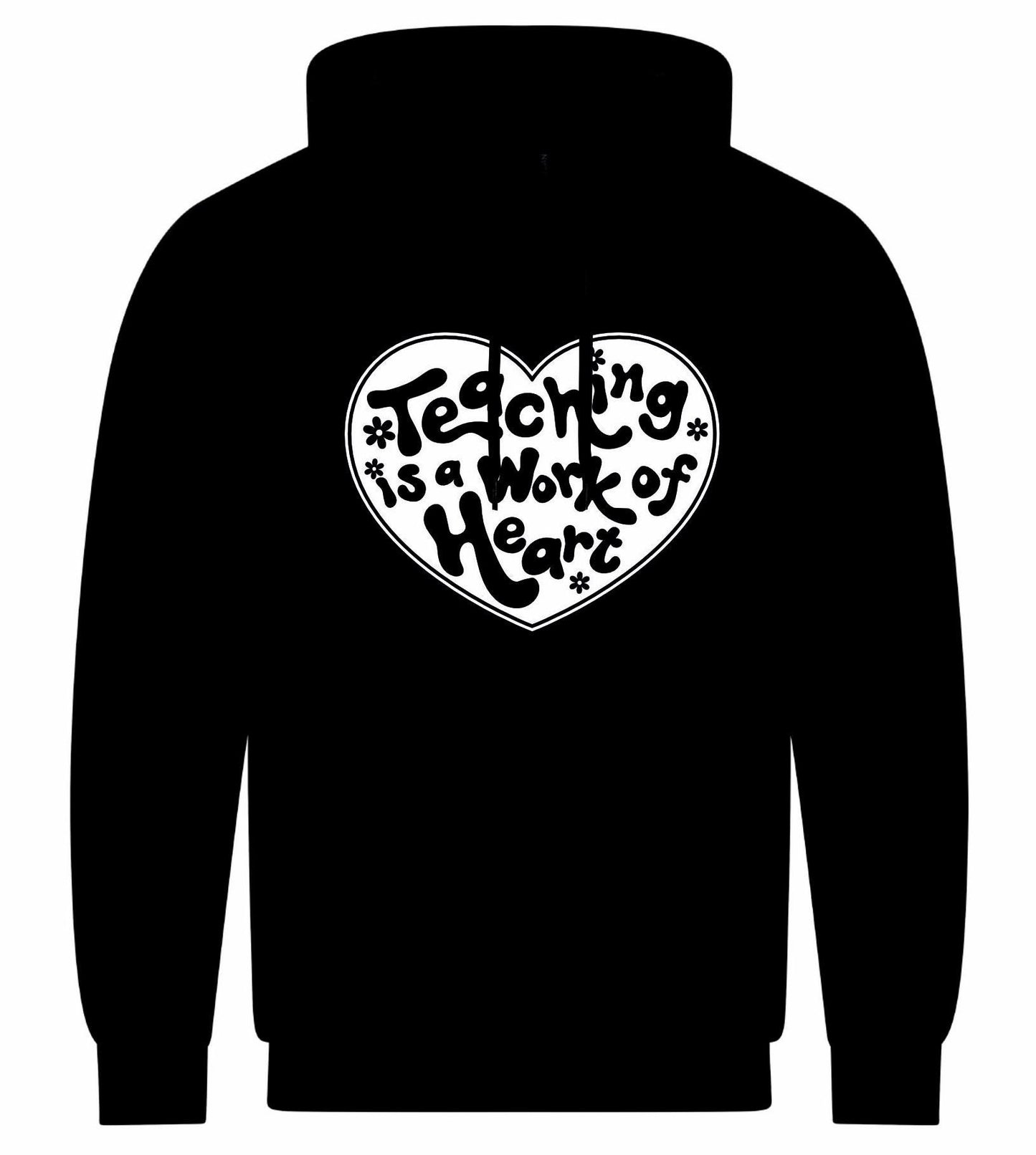 Teaching Is A Work Of Heart Unisex Hoodie