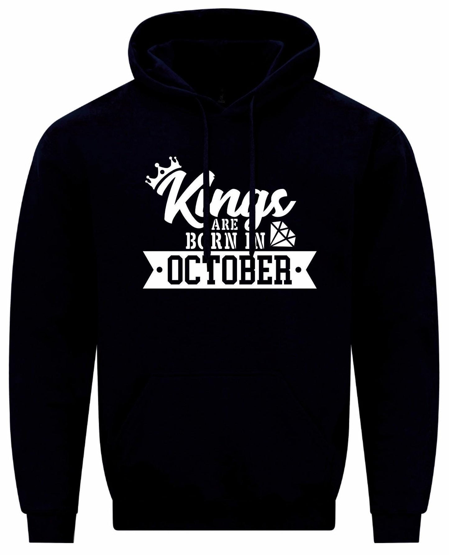 Kings Are Born In October Hoodie