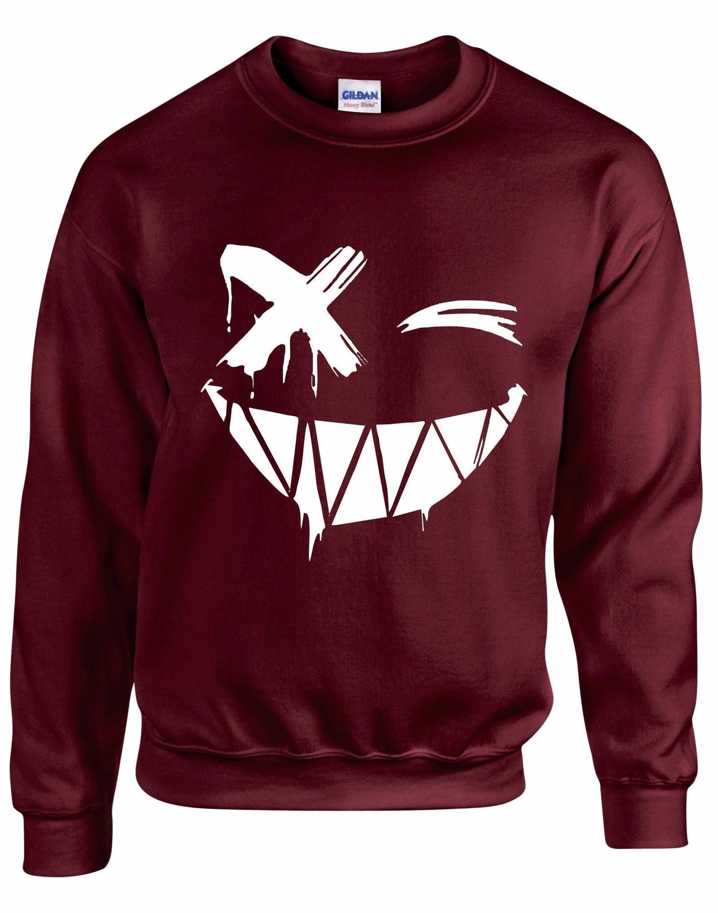 Cross Eye Smiley Face Unisex Sweatshirt