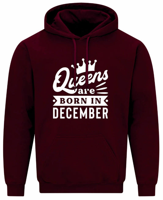 Queens Are Born In December Hoodie