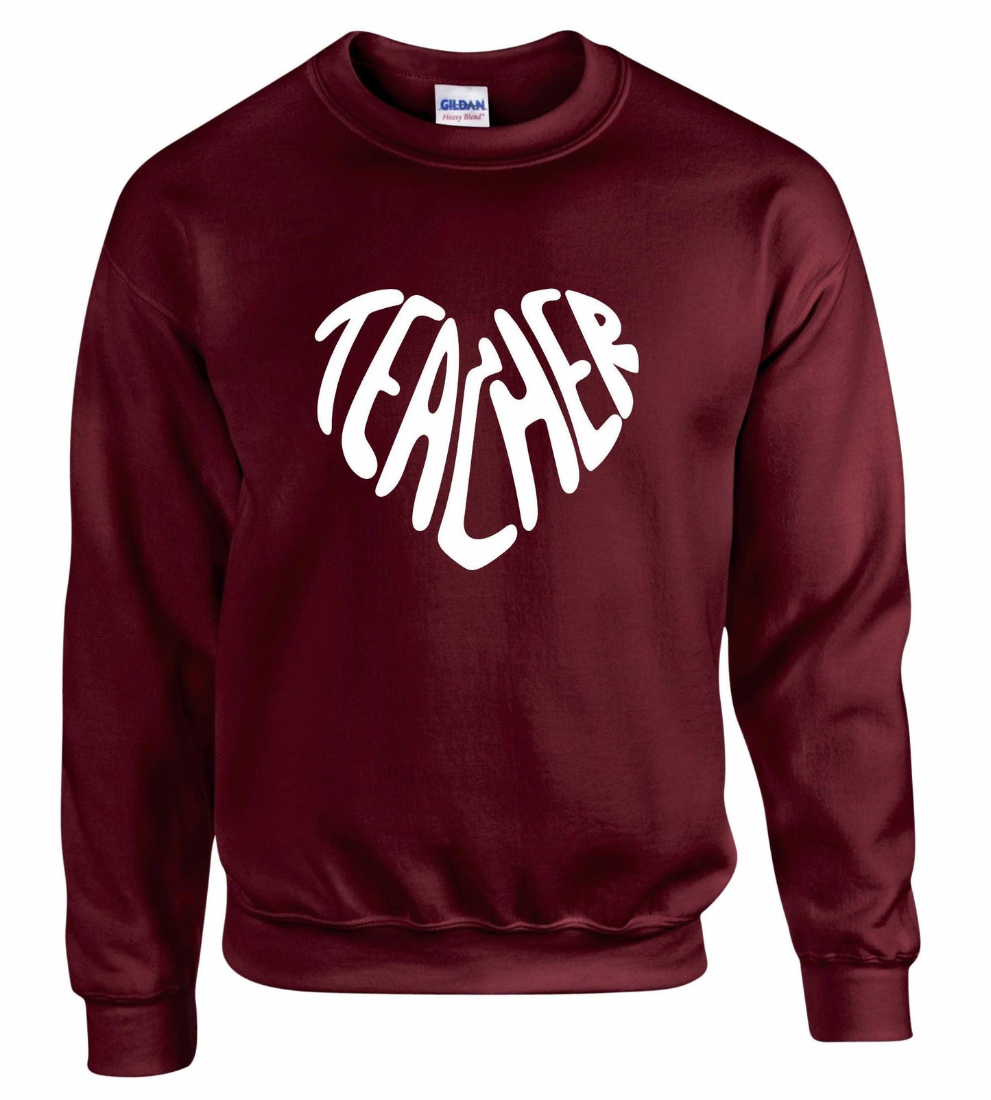Heart Teacher Design Unisex Sweatshirt