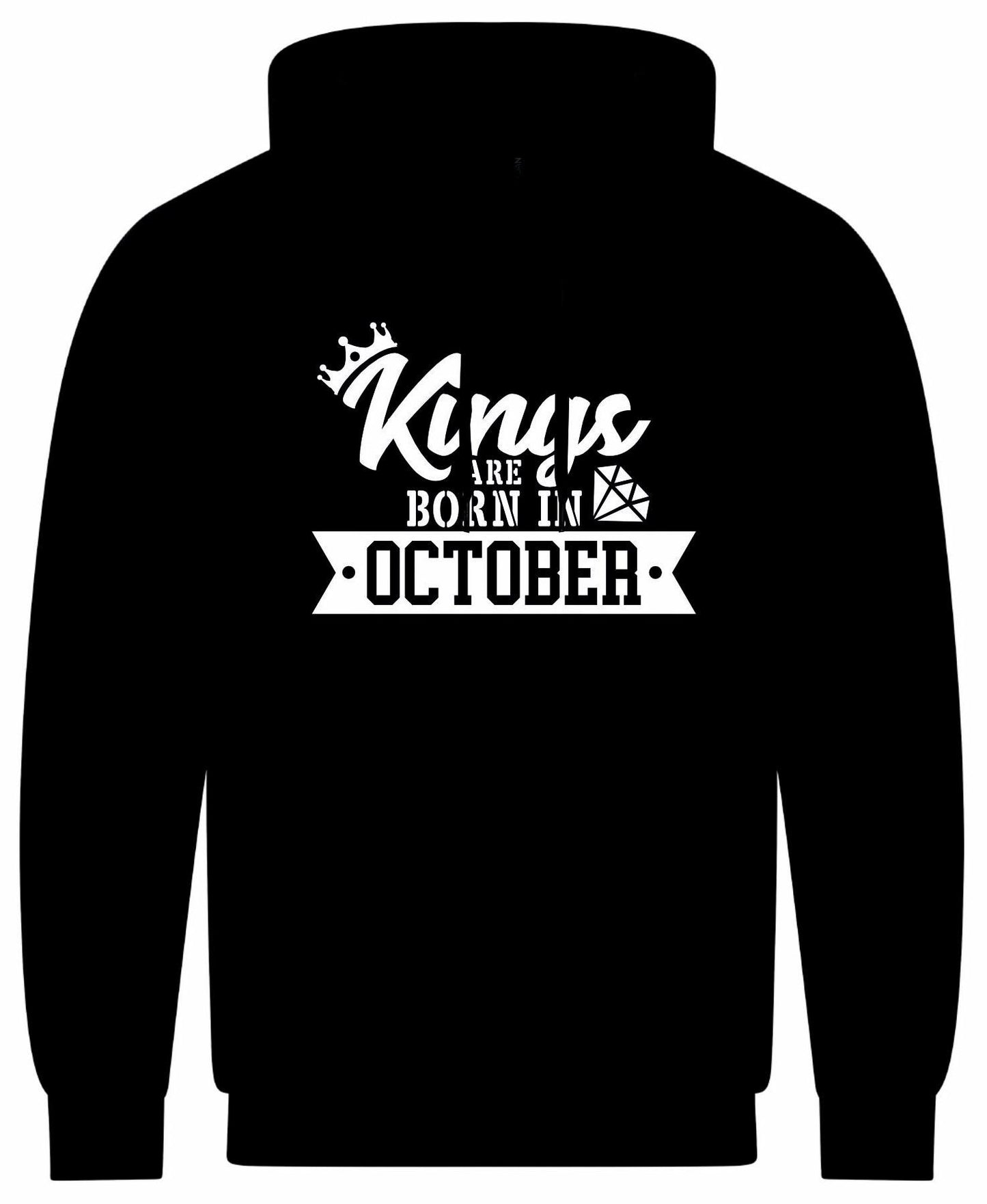 Kings Are Born In October Hoodie