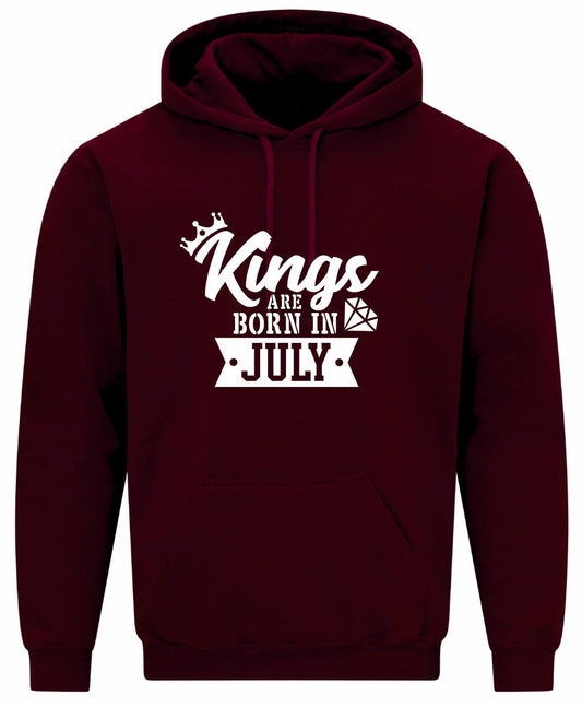 Kings Are Born In July Hoodie