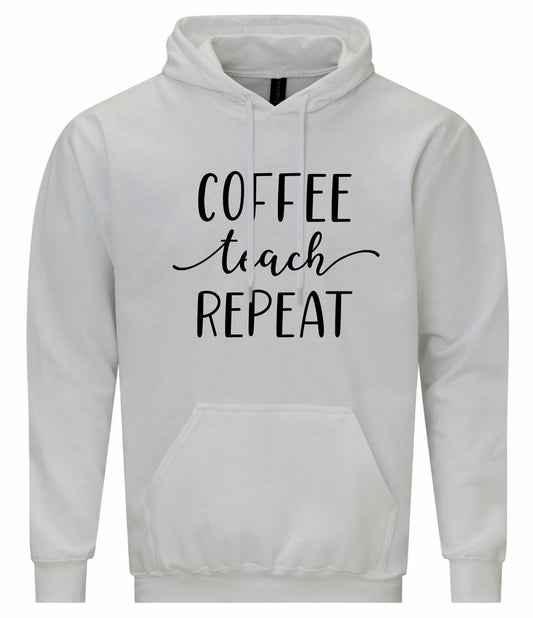 Coffee Teach Repeat Unisex Hoodie
