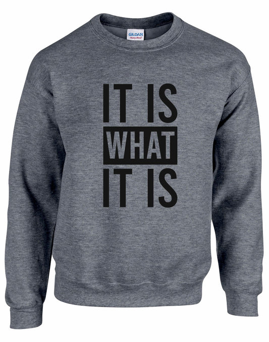 It Is What It Is Unisex Sweatshirt
