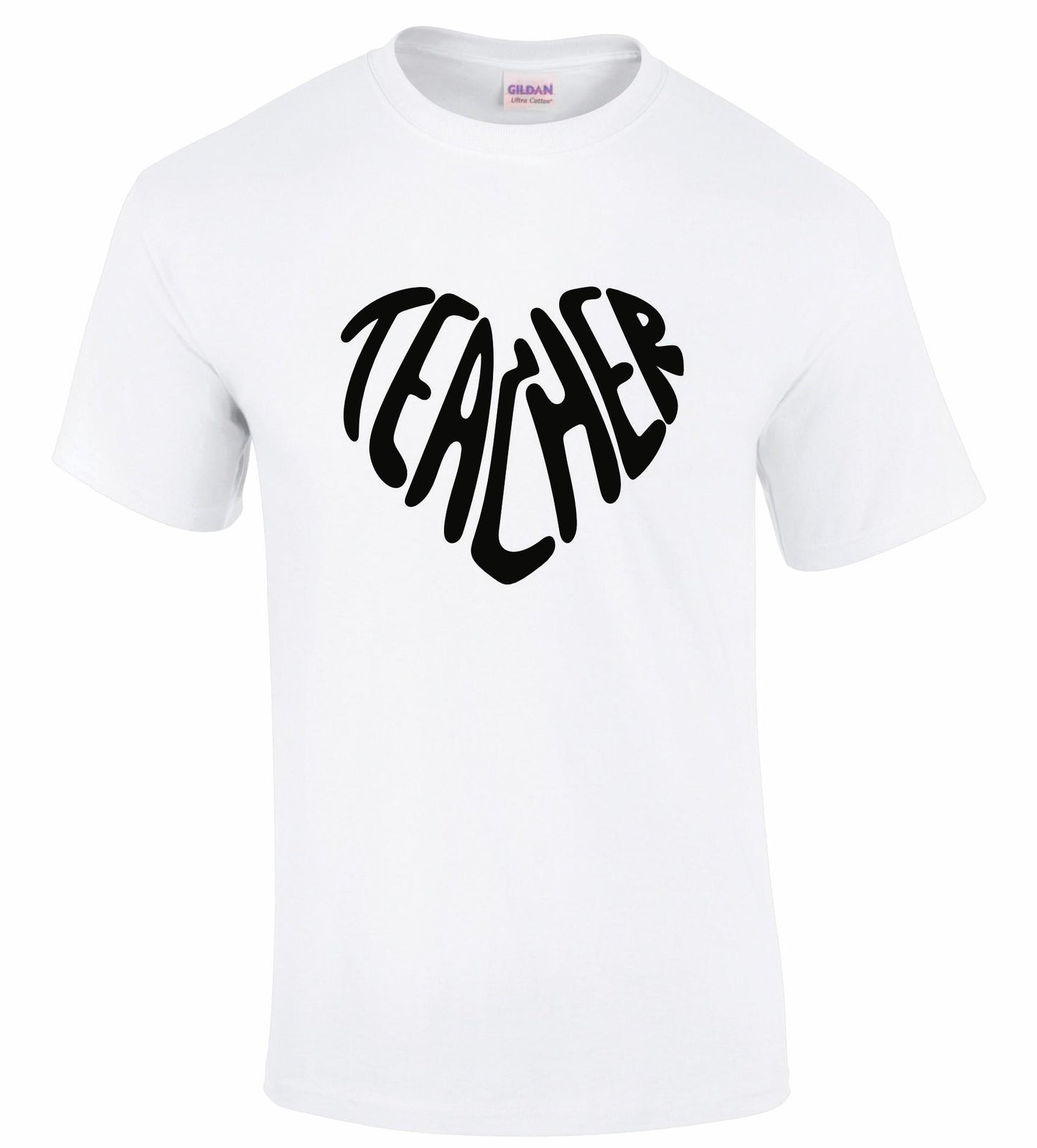 Heart Teacher Design Unisex T-shirt