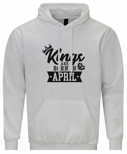 Kings Are Born In April Hoodie