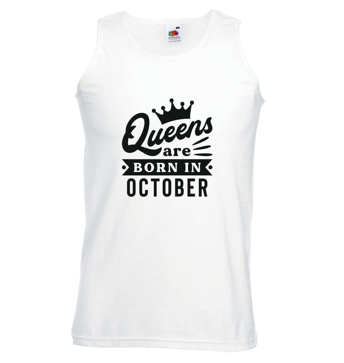 Queens Are Born In October Vest