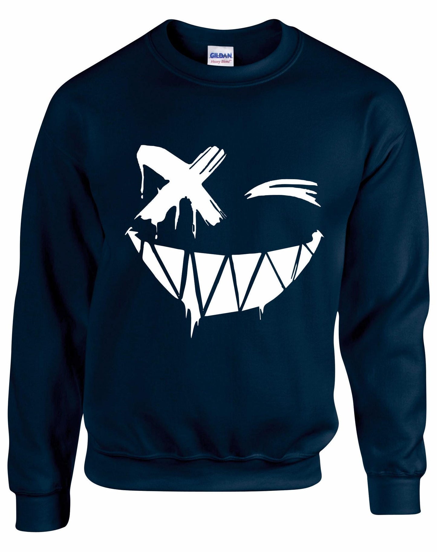 Cross Eye Smiley Face Unisex Sweatshirt