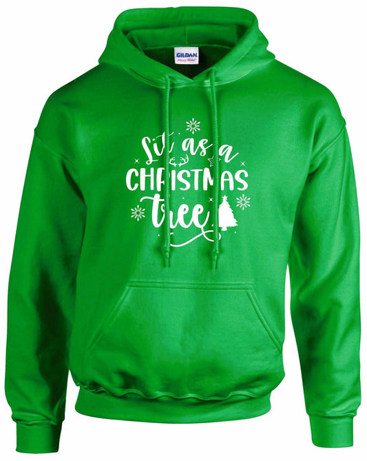 Lit As A Christmas Tree Unisex Hoodie