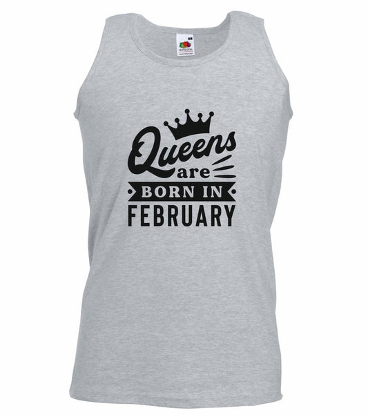 Queens Are Born In February Vest