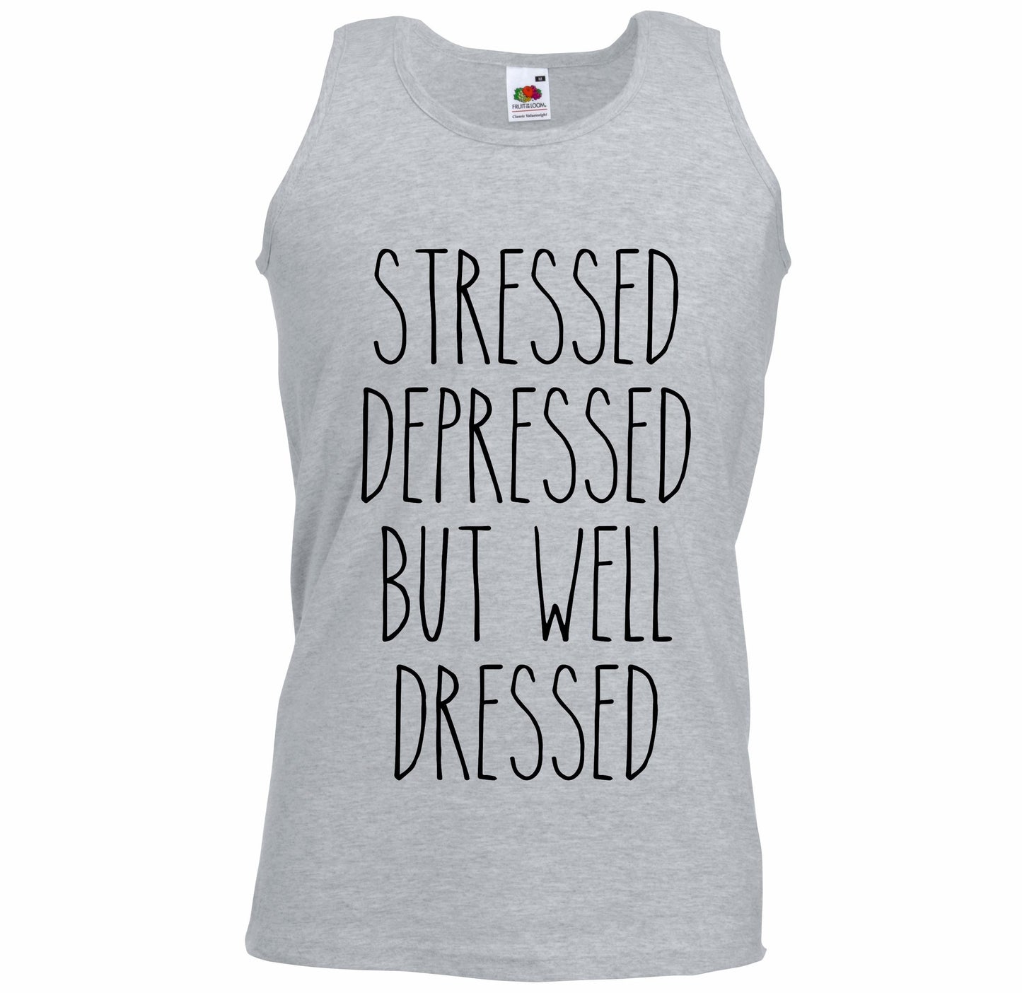 Stressed Depressed... Unisex Vest