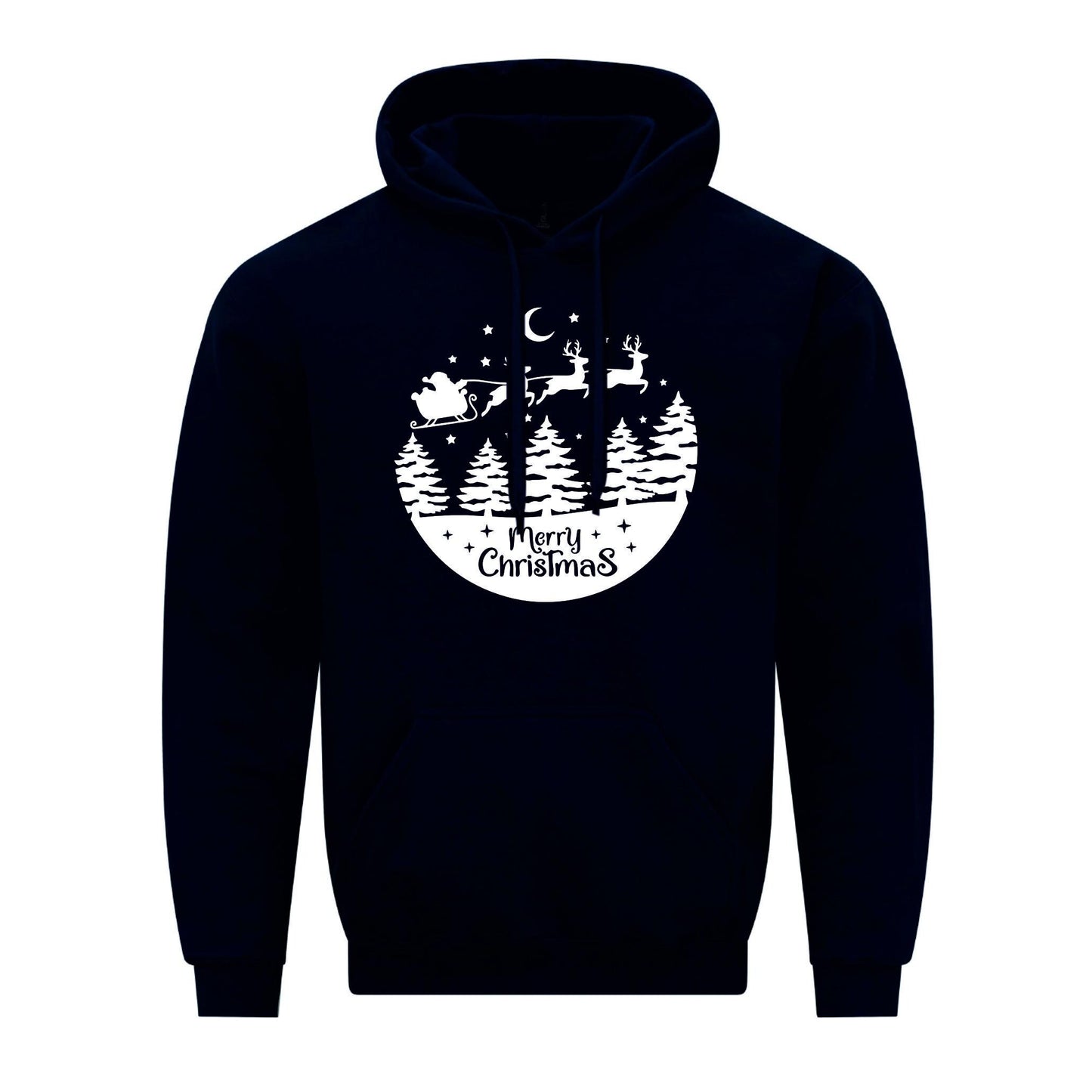 Merry Christmas Reindeer Unisex Hoodie