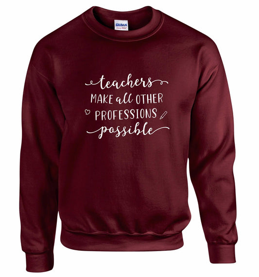 Teachers Make Other Professions Possible Unisex Sweatshirt
