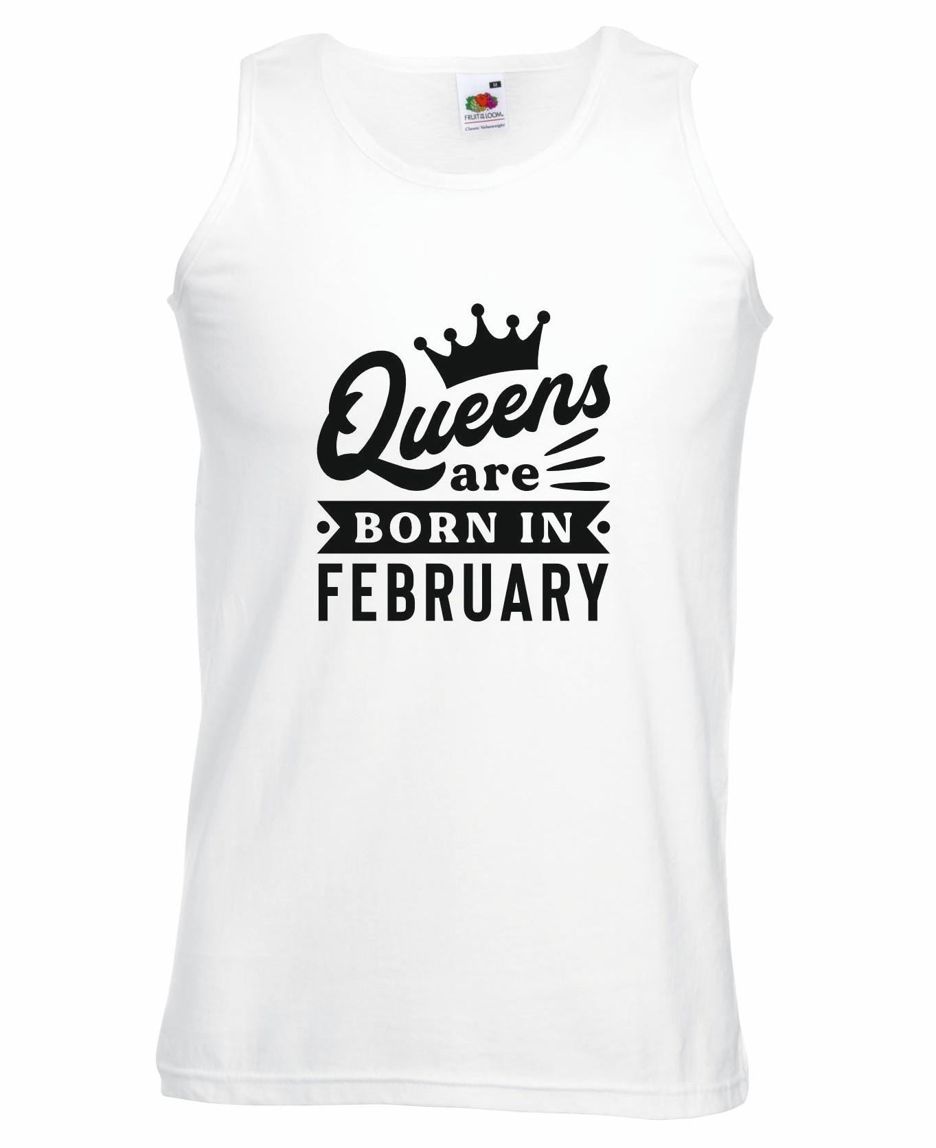 Queens Are Born In February Vest