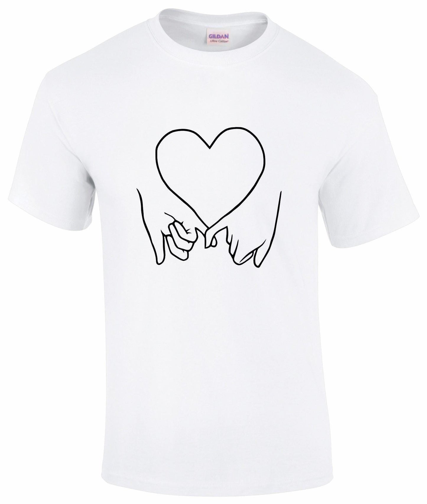 Holding Hands Couples T-shirt