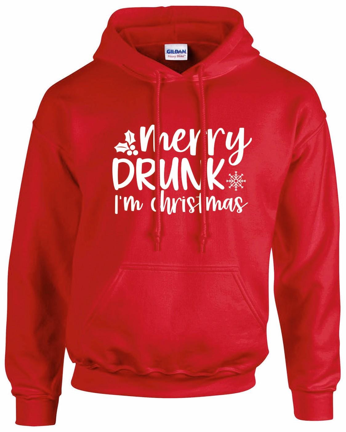 Merry Drunk I'm Christmas Unisex Hoodie