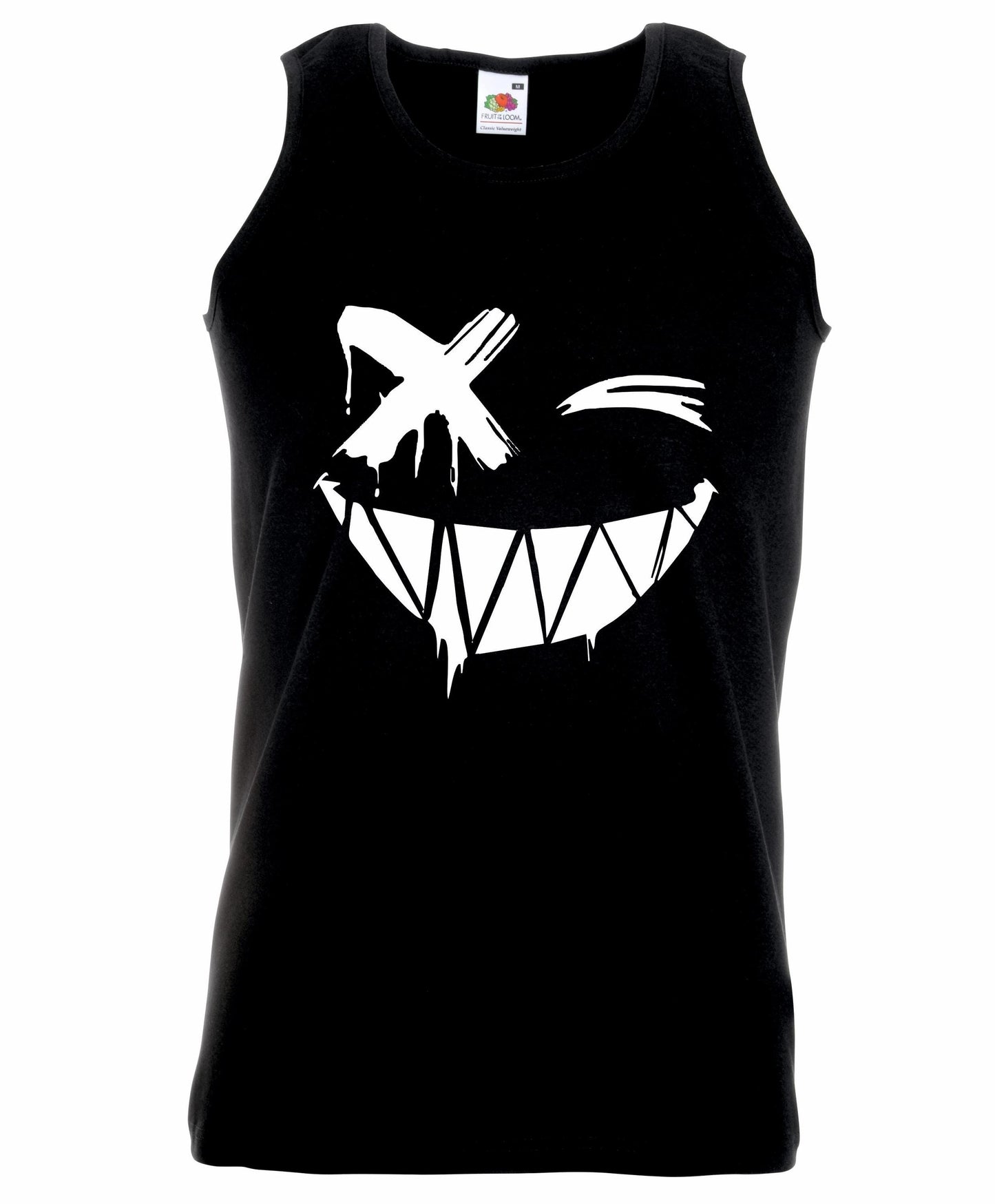 Cross Eye Smiley Face Unisex Vest