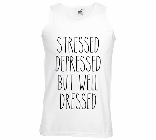 Stressed Depressed... Unisex Vest