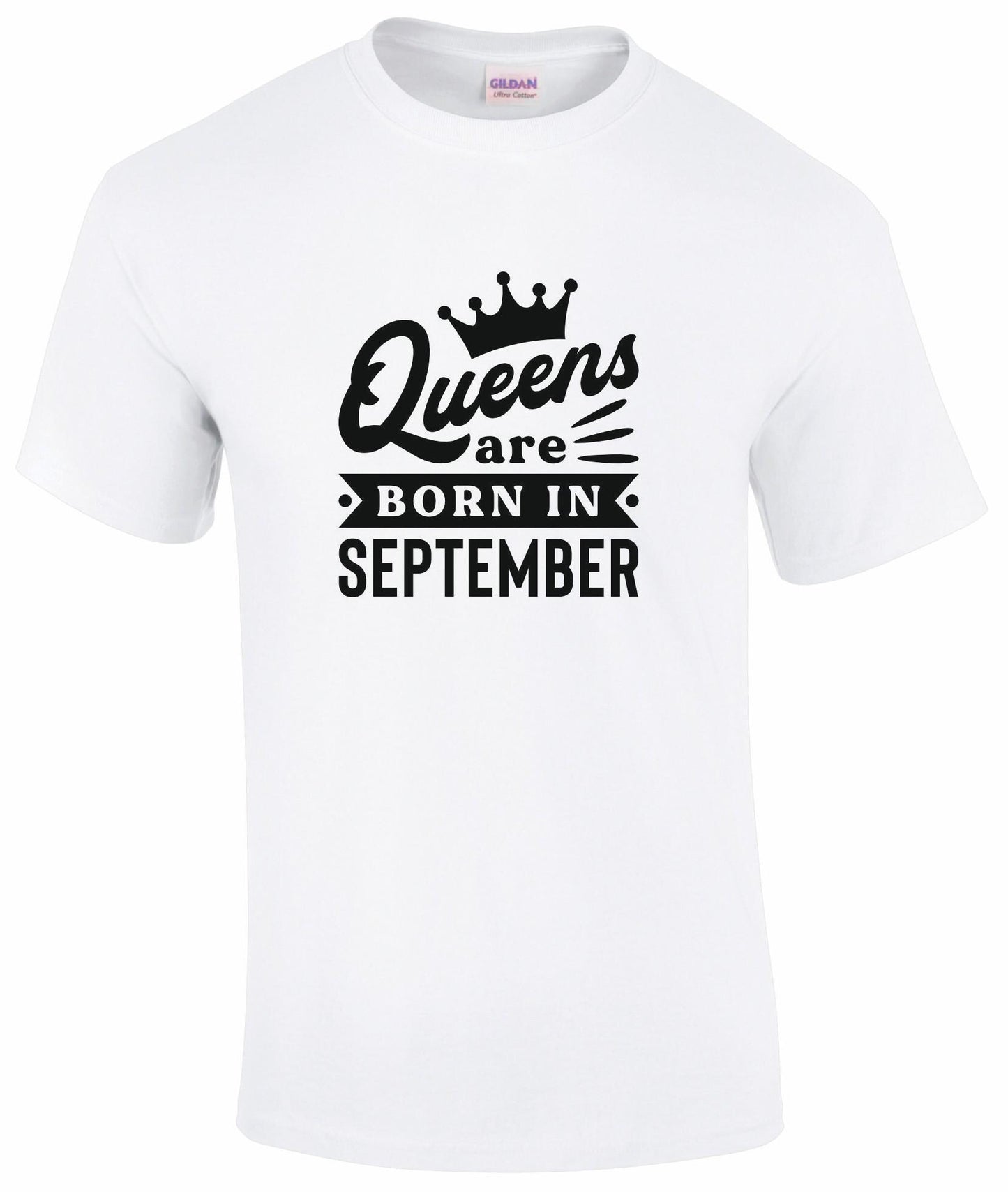 Queens Are Born In September T-shirt