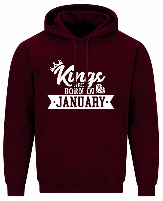 Kings Are Born In January Hoodie