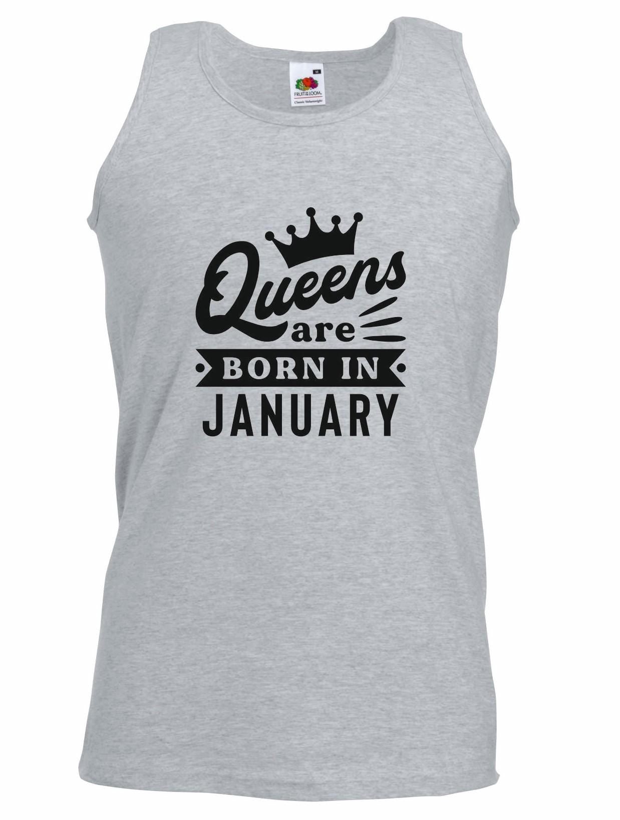 Queens Are Born In January Vest
