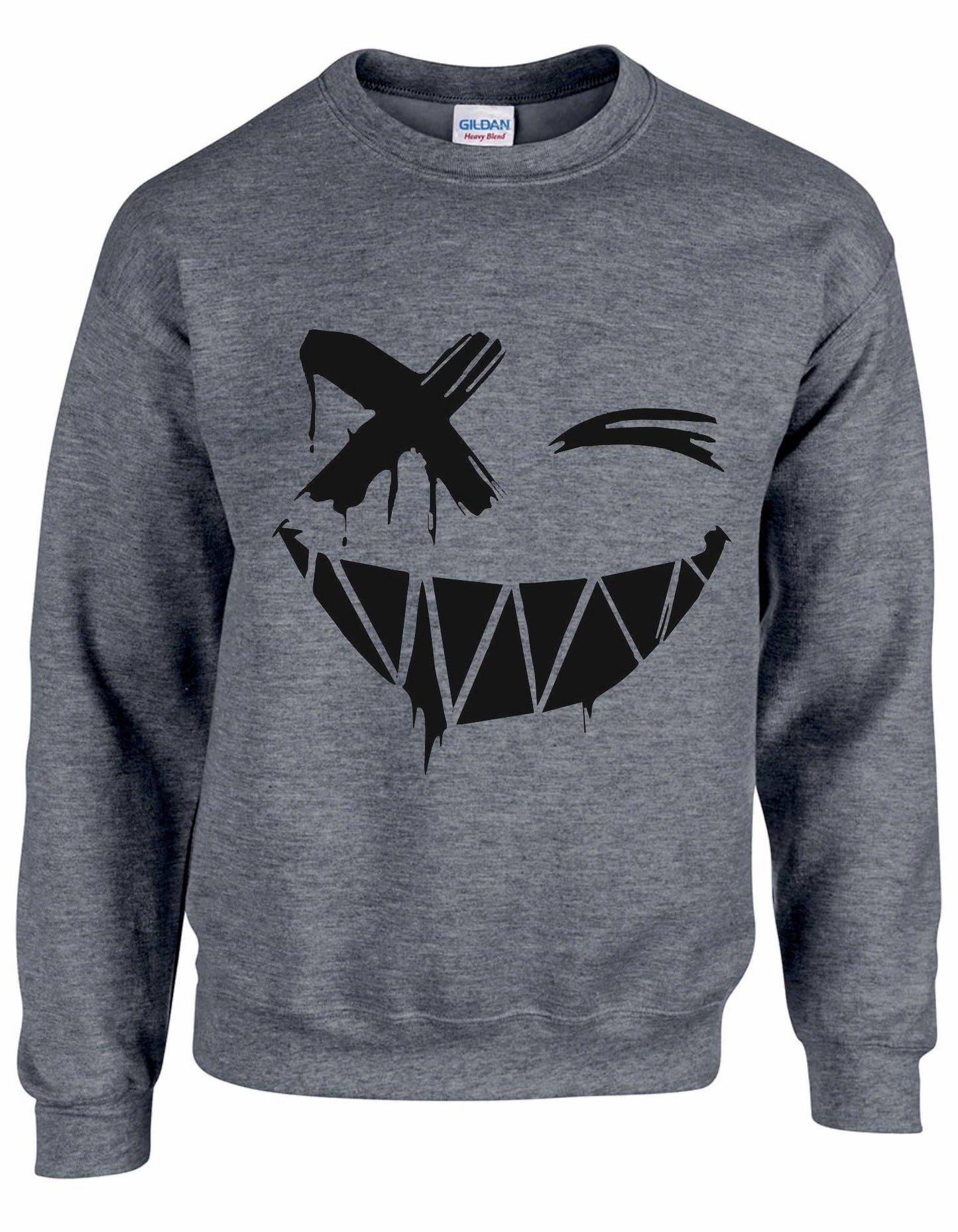 Cross Eye Smiley Face Unisex Sweatshirt