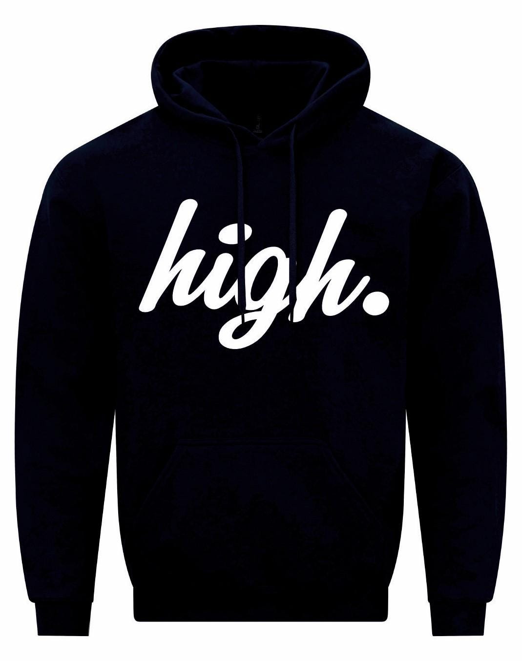 High Unisex Hoodie