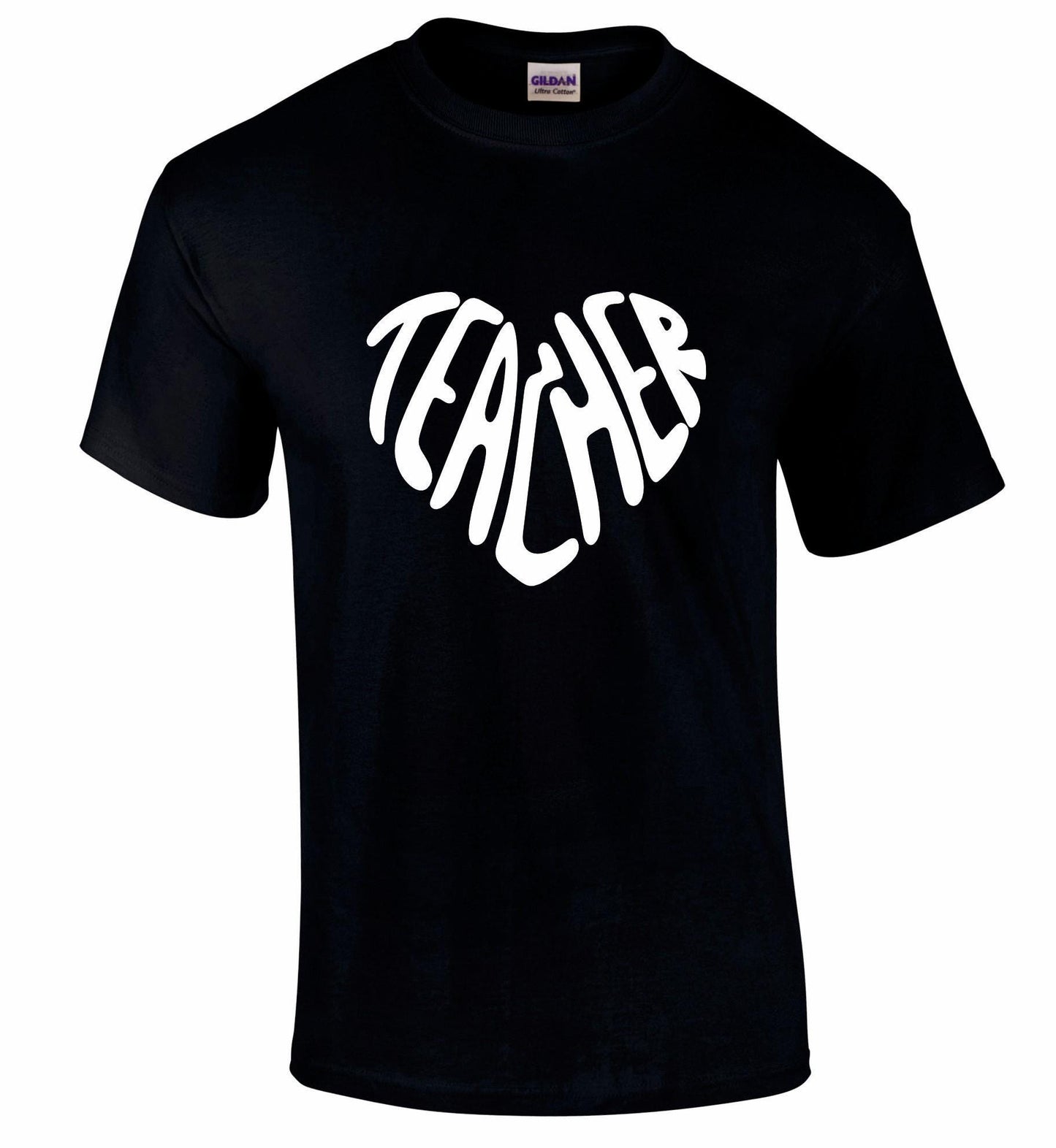 Heart Teacher Design Unisex T-shirt