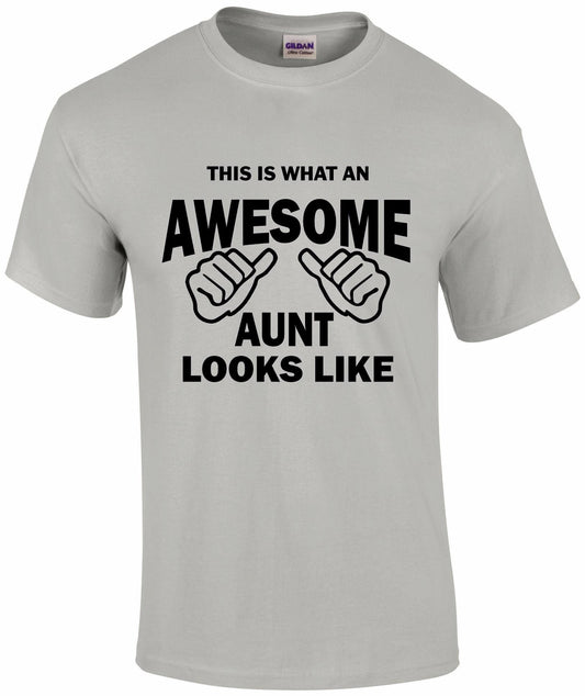 Awesome AUNT T-shirt