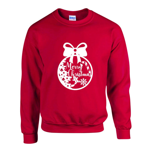 Merry Christmas Bow Unisex Sweatshirt
