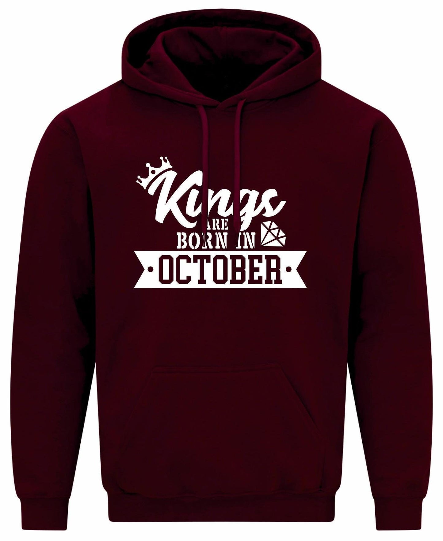 Kings Are Born In October Hoodie