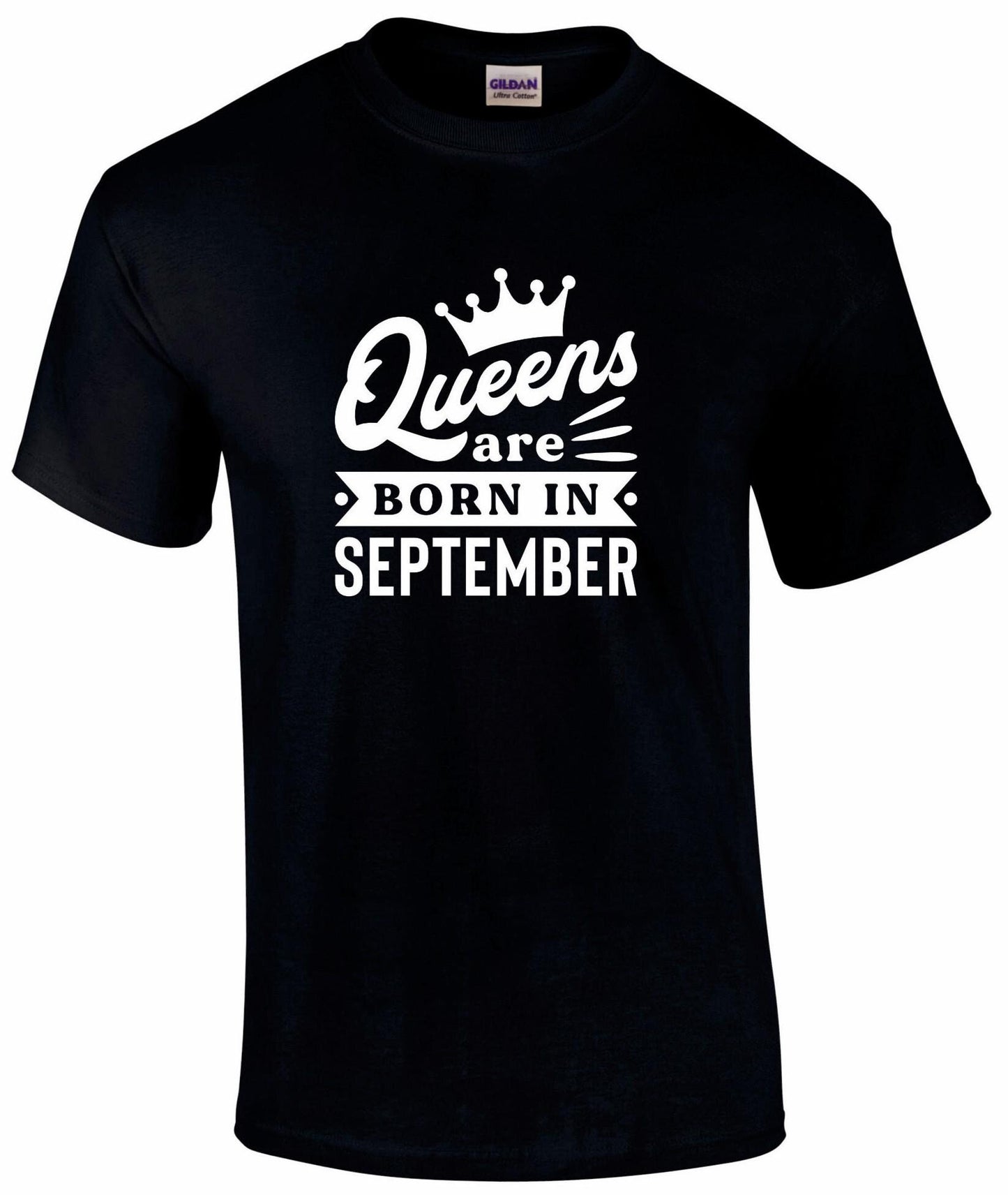 Queens Are Born In September T-shirt
